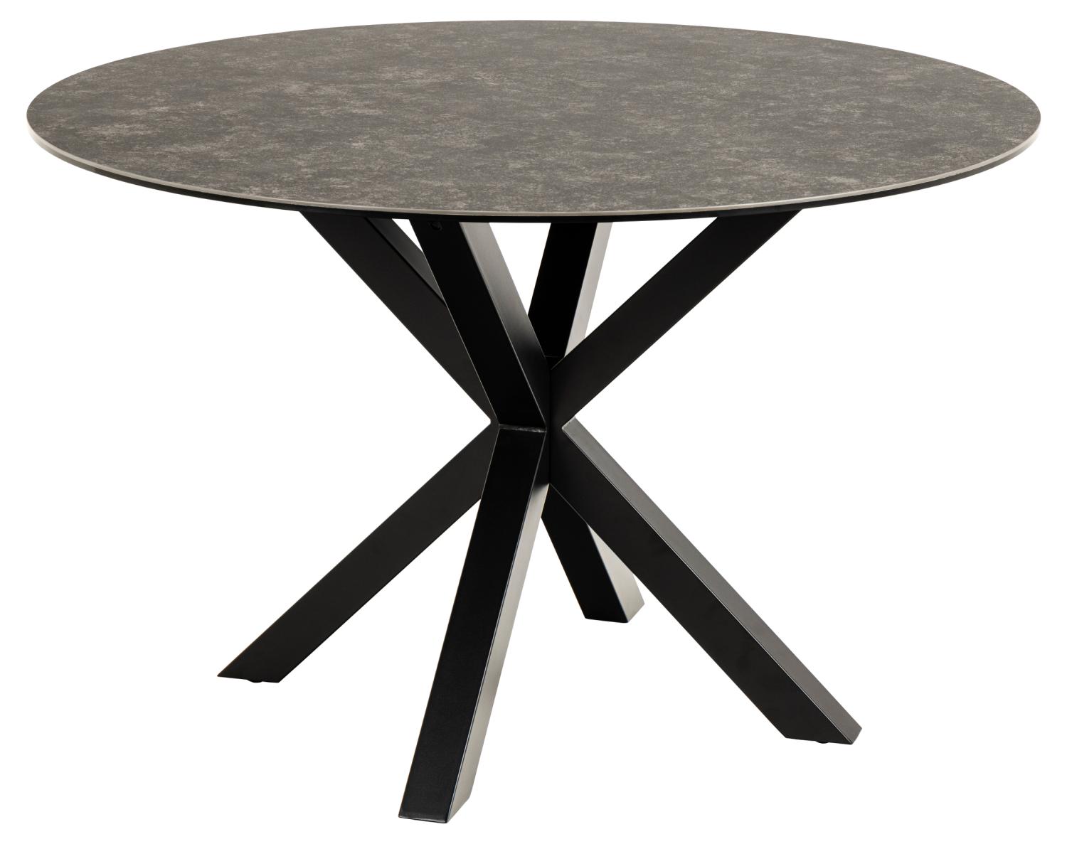 Rundt Heaven Spisebord i Sort Fairbanks Keramik - Act Nordic