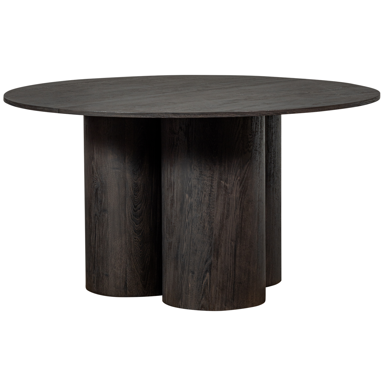 Rundt Oona Spisebord i Mørkebrun MDF – Elegant Design