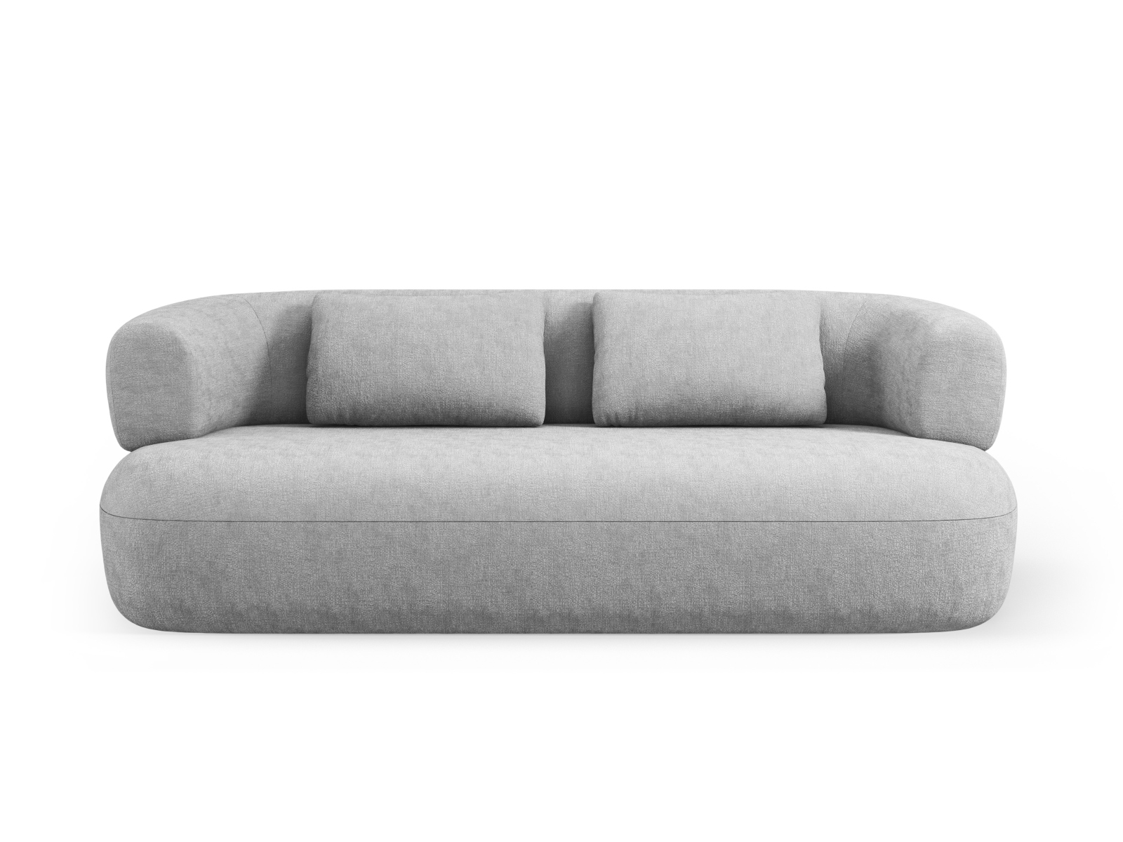 Sort Jenny Sofa med Sølv Chenille - Micadoni Salg!