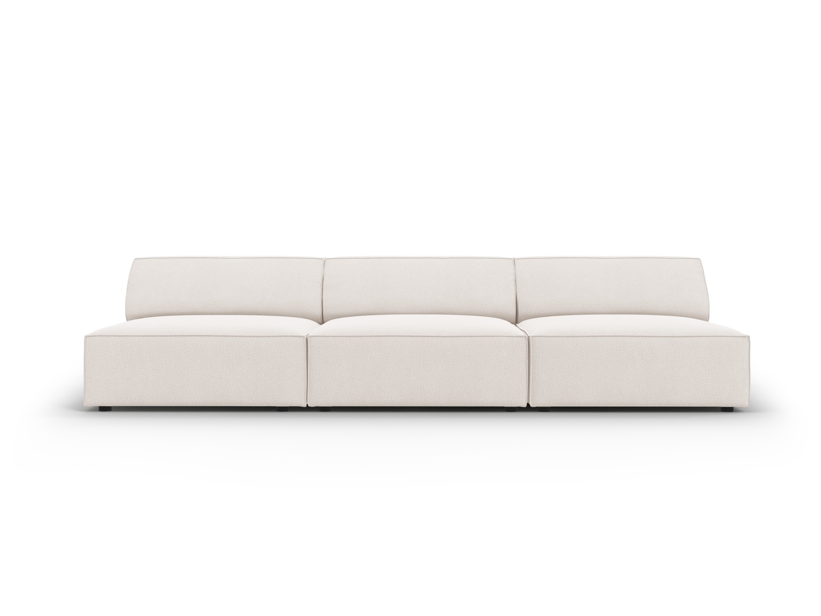 Sort Jodie Sofa med Beige Stof – Fantastisk Tilbud!