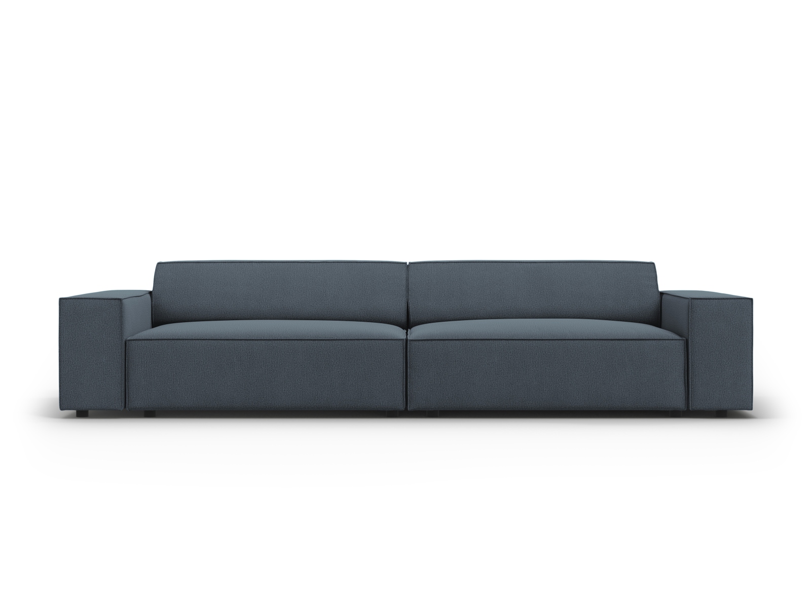 Sort Jodie Sæder Blå Stof Plast Micadoni Sofa - 5903614957270