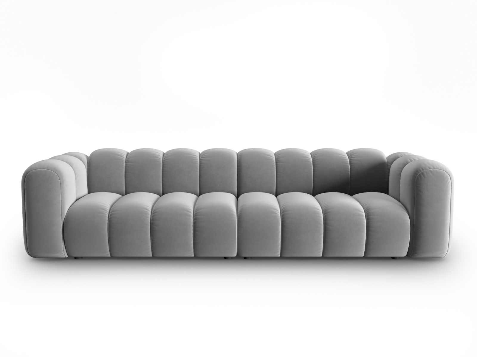 Sort Lupin Modul Sofa med Grå Fløjl - Fantastisk Tilbud!