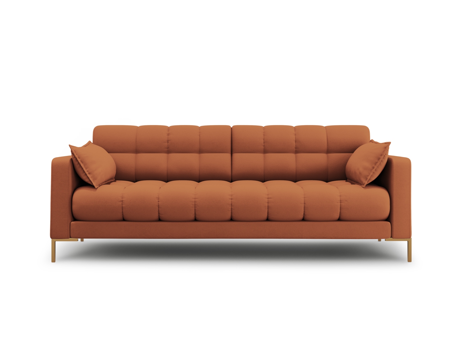 Brun Mamaia Sofa med Guld Metal - Stilfuldt Designtilbud