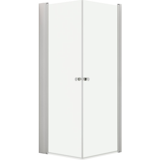Match Brusehjørne Model Tower 79x79 Frostet Glas Satin Dansani Reol