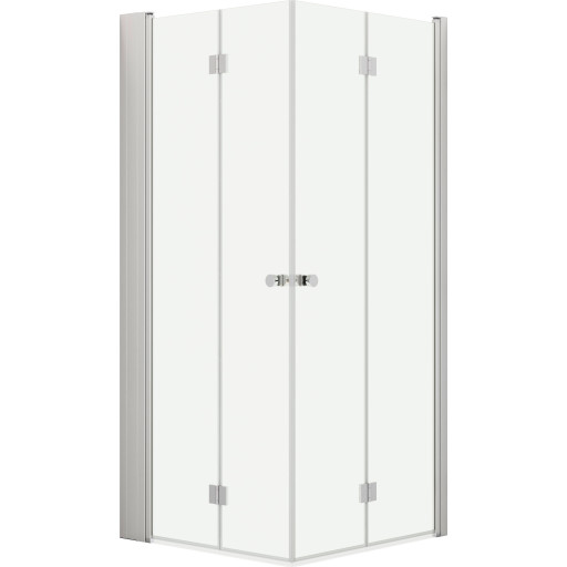 Match Brusehjørne Model Tower 89x89 Klart Glas Satin Dansani Reol