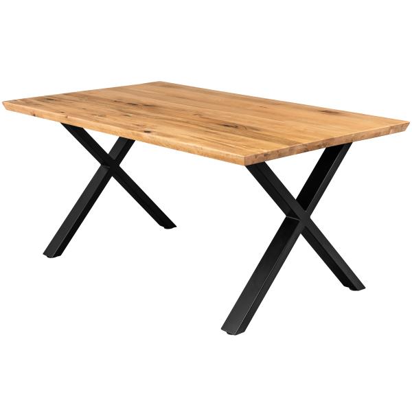 Homeville Firenze Lys Med Krydsben Planke 160x95x71cm Spisebord