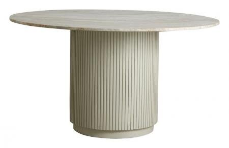 Hvid Erie TrÆ Marmor 140 Nordal Spisebord - 5708309169026