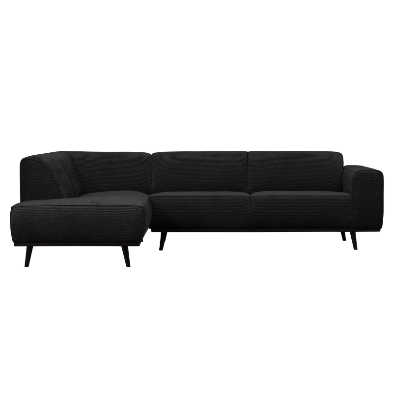 Grå Venstrevendt Hjørnesofa i Grafit fra Bepurehome