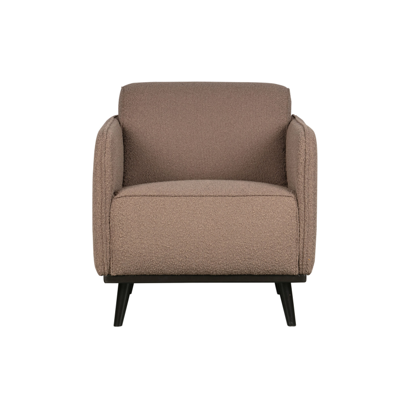 Brun Boucle Lænestol fra BePureHome - Elegant Design