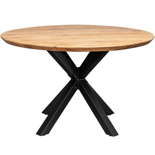 Homeville Forli Spisebord i Sort - Elegant Design 120x120 cm