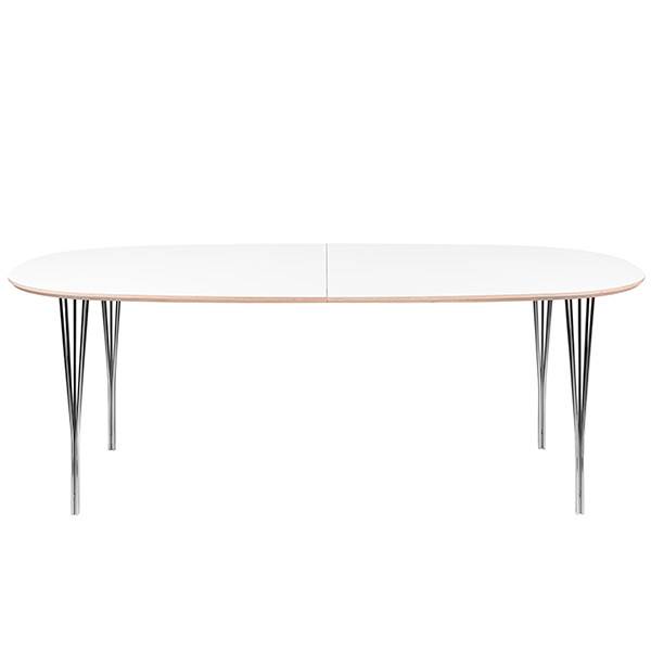 Ovalt Symphony spisebord 105x200 cm fra Haslev Møbelsnedkeri
