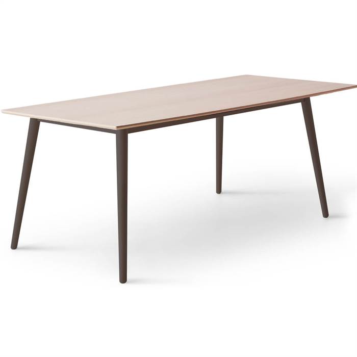 Meza Spisebord i Sort – Elegant Nordisk Design 210 x 100 cm