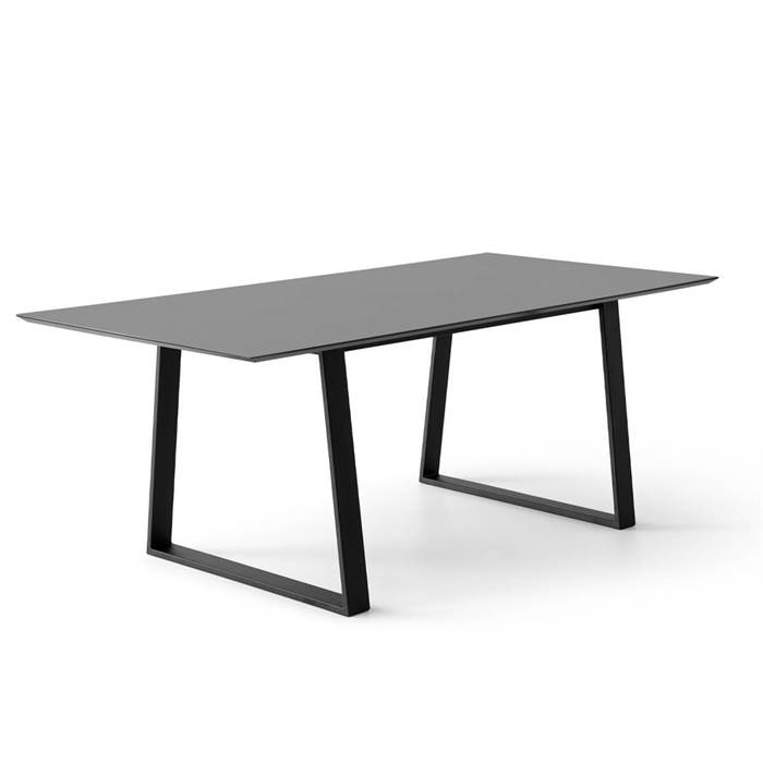 Meza Hammel Square 210 100 Grafit Antifinger Laminat Trapez Stel Meza By Hammel Spisebord