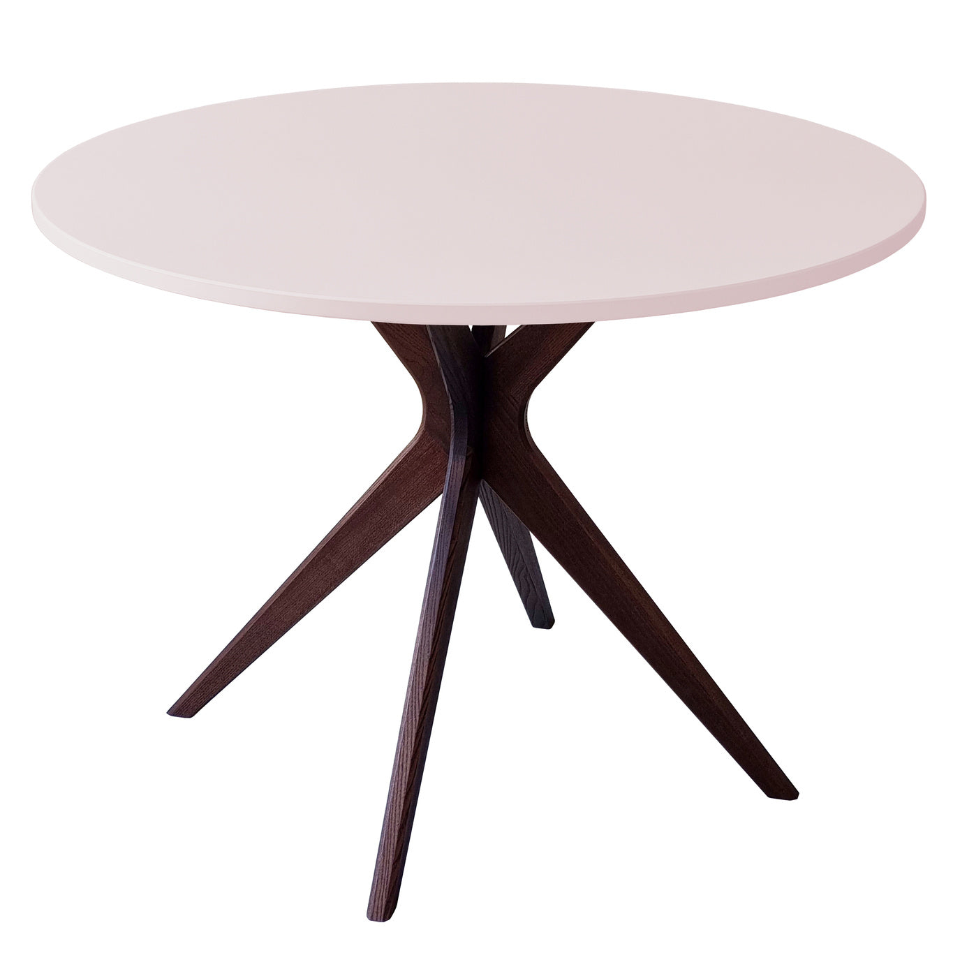 Lyserødt Jubi Bold Rundt Spisebord 100 cm – Black Friday Tilbud