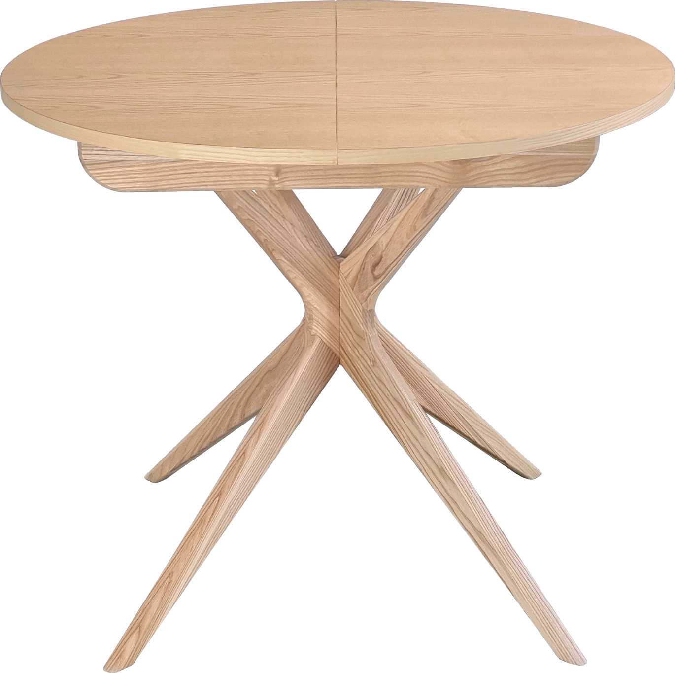 Elegant Ask Spisebord med Udtræk – Levering på 2 Uger