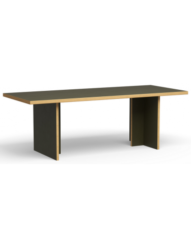 Elegant Skovgrøn Eurolight Træ MDF Spisebord til Hjemmet