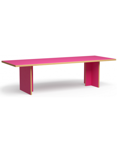 Elegant Hindbærfarvet Spisebord i Eurolight Design