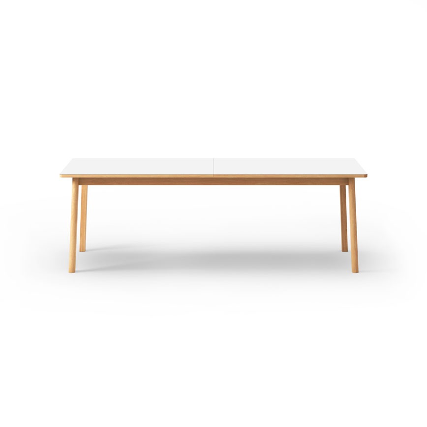 Hvid Ana Butterfly Plade Olie Laminat 95x220 320cm Spisebord