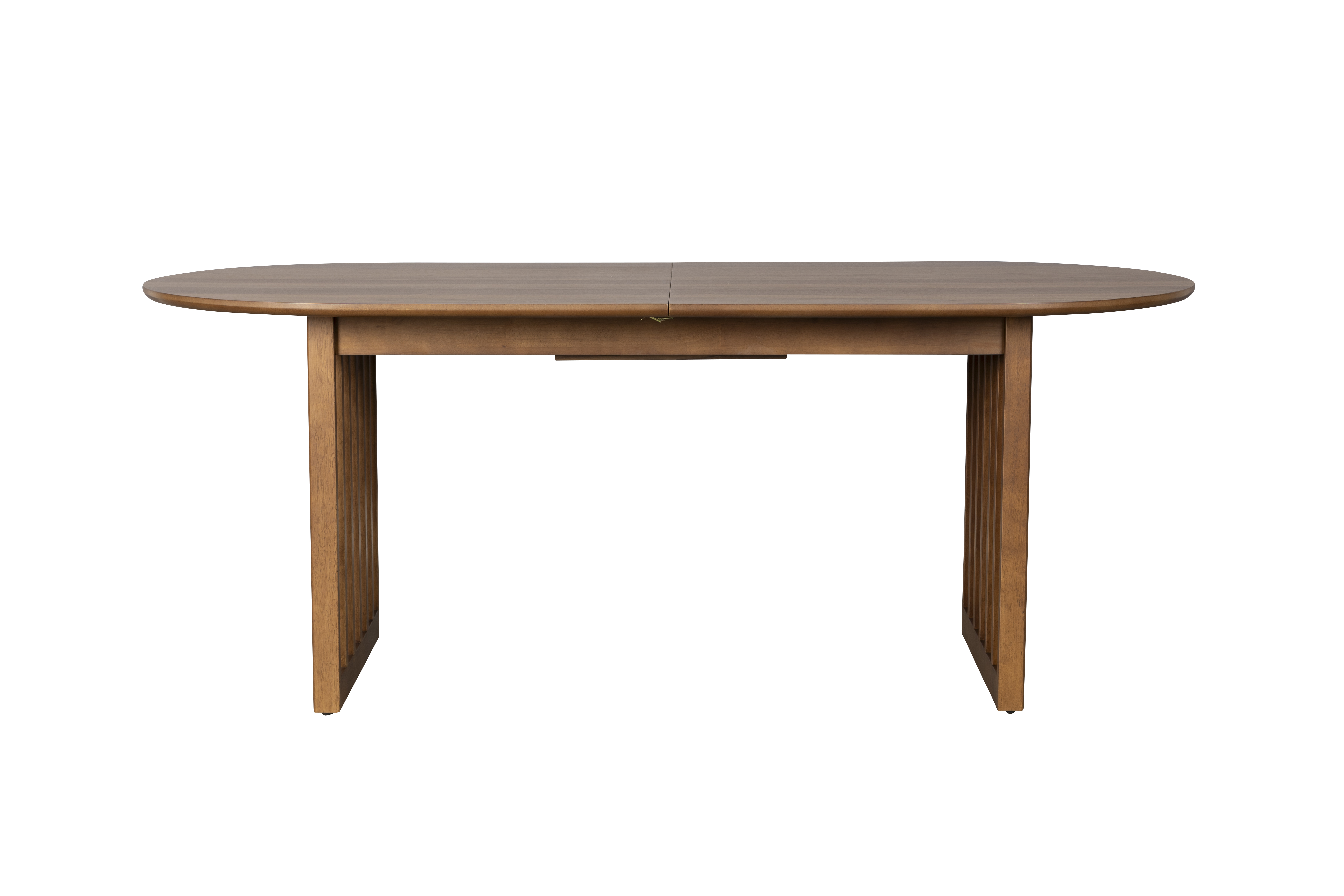 Brun Barlet Tillægsplade Valnøddefinr Gummitræ 200 240x90 Dutchbone Spisebord - 8718548071902
