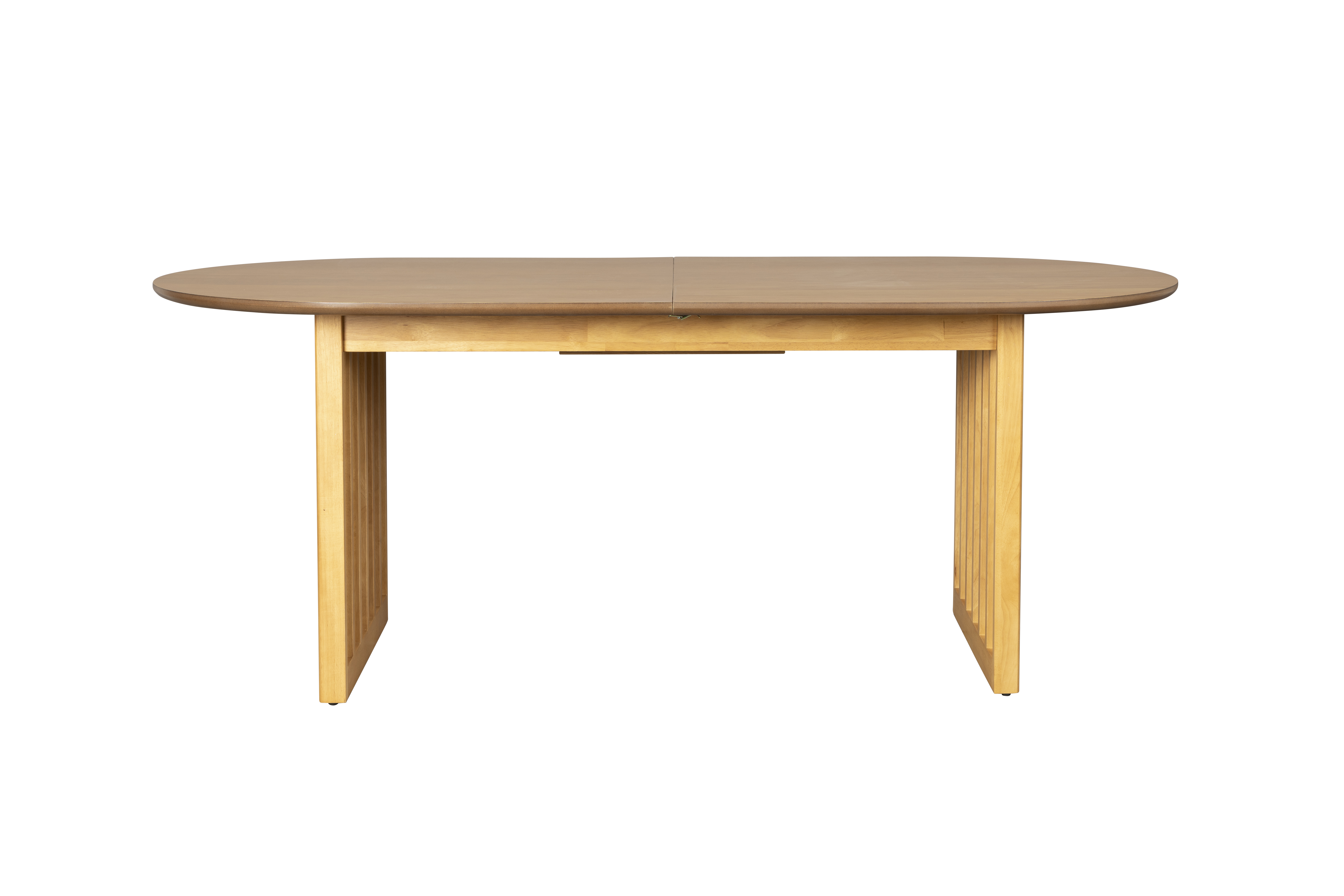 Brun Barlet Tillægsplade Natur Egetræsfinr Natur Gummitræ 200 240x90 Dutchbone Spisebord - 8718548071919