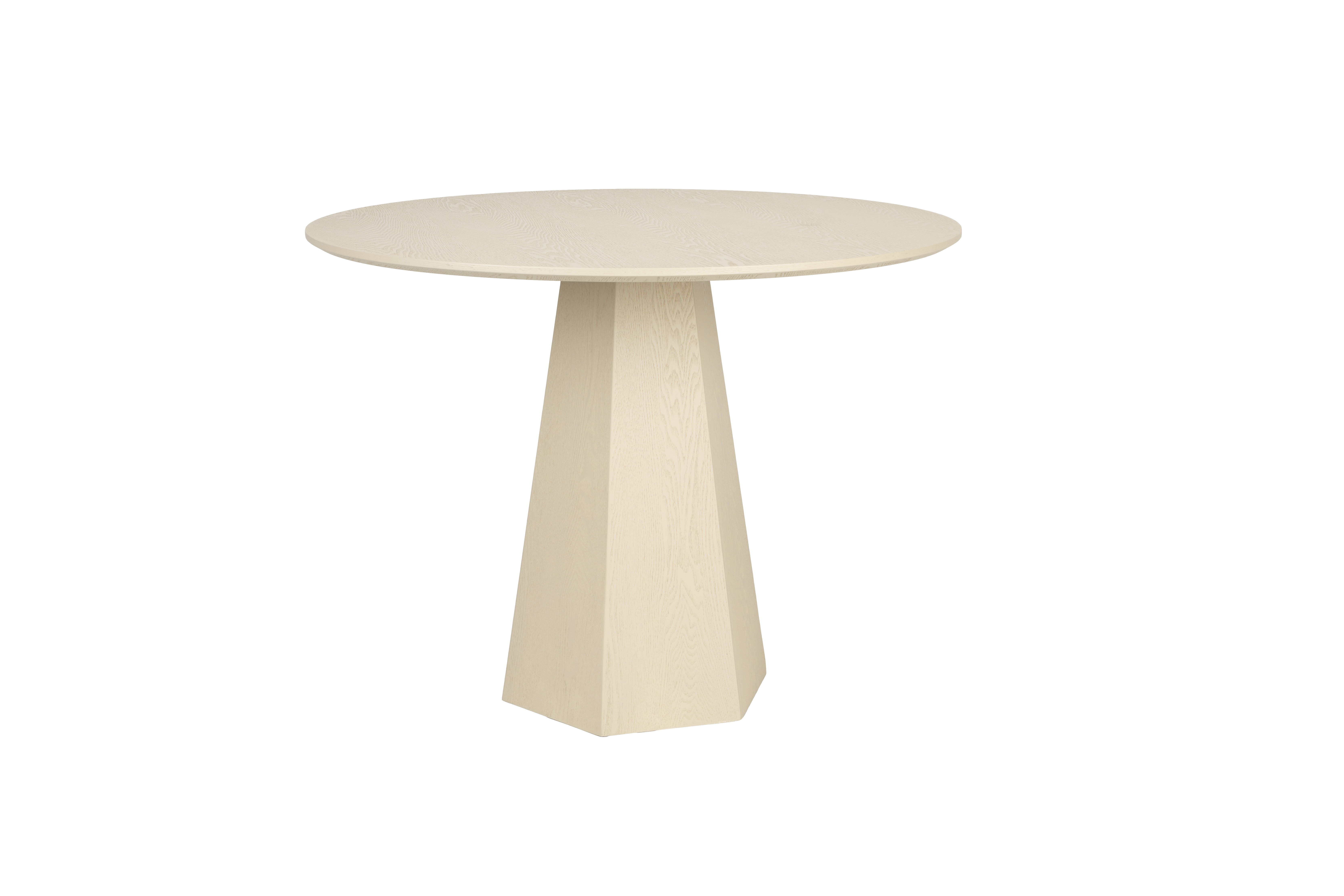 Beige Pilar Rund Askefinr Ø100 Zuiver Spisebord - 8718548087804