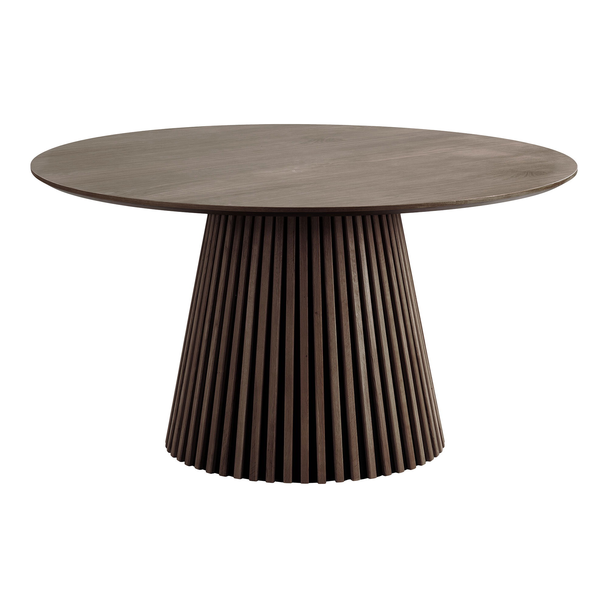 Røgfarvet Osaka Rund Smoked Egefiner Ø140 House Nordic Spisebord - 5713917035458