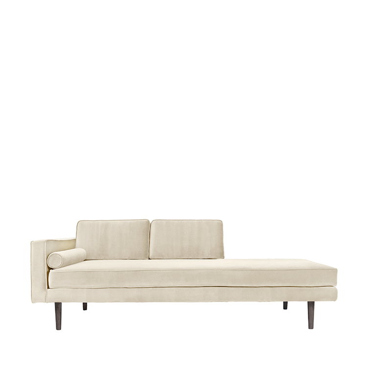 Hvid Broste Cph Chaiselong Cremet Sofa - 5710688180325