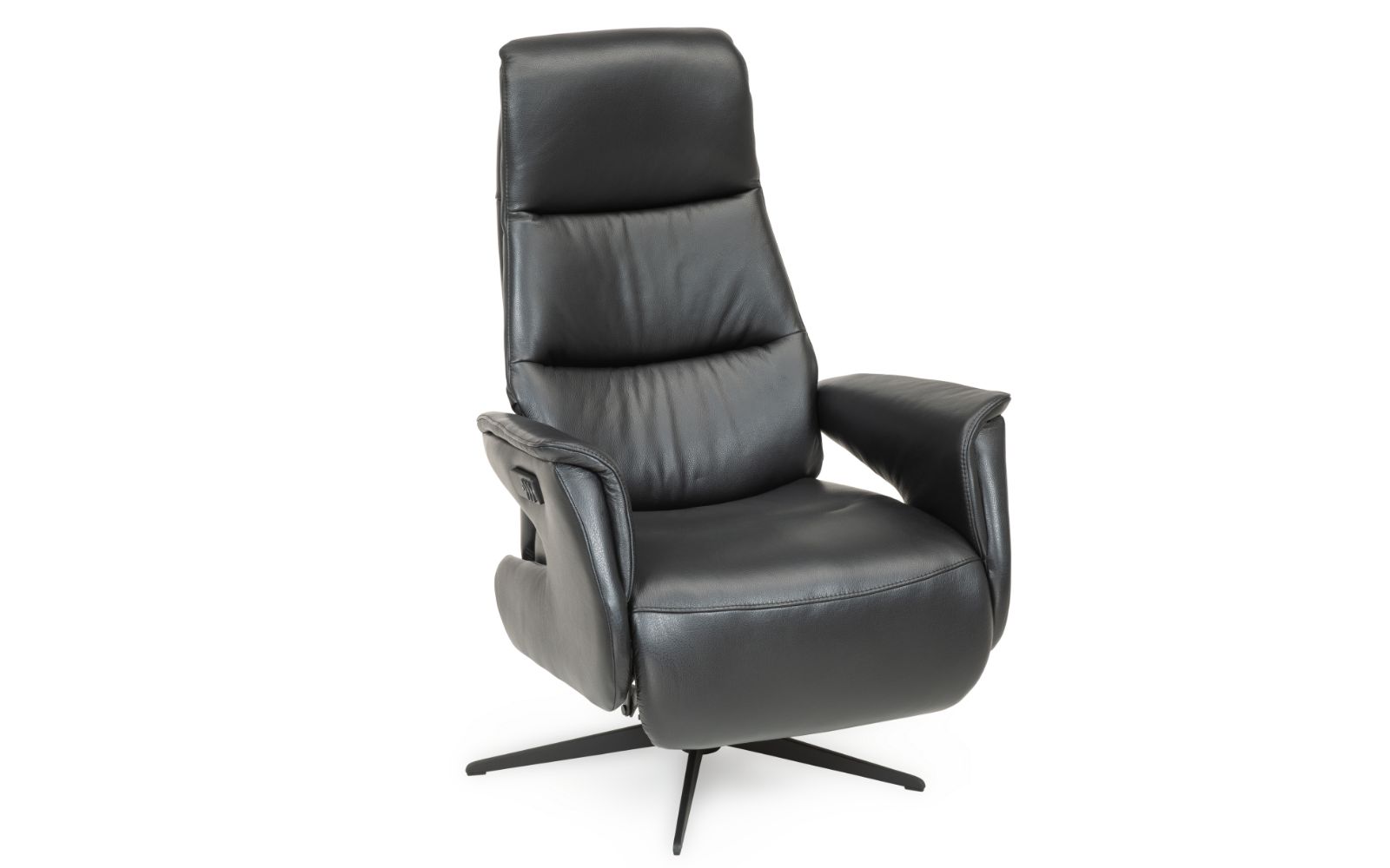 Sort Norton 8102 Med Indbygget Fodskammel Global Comfort Lænestol