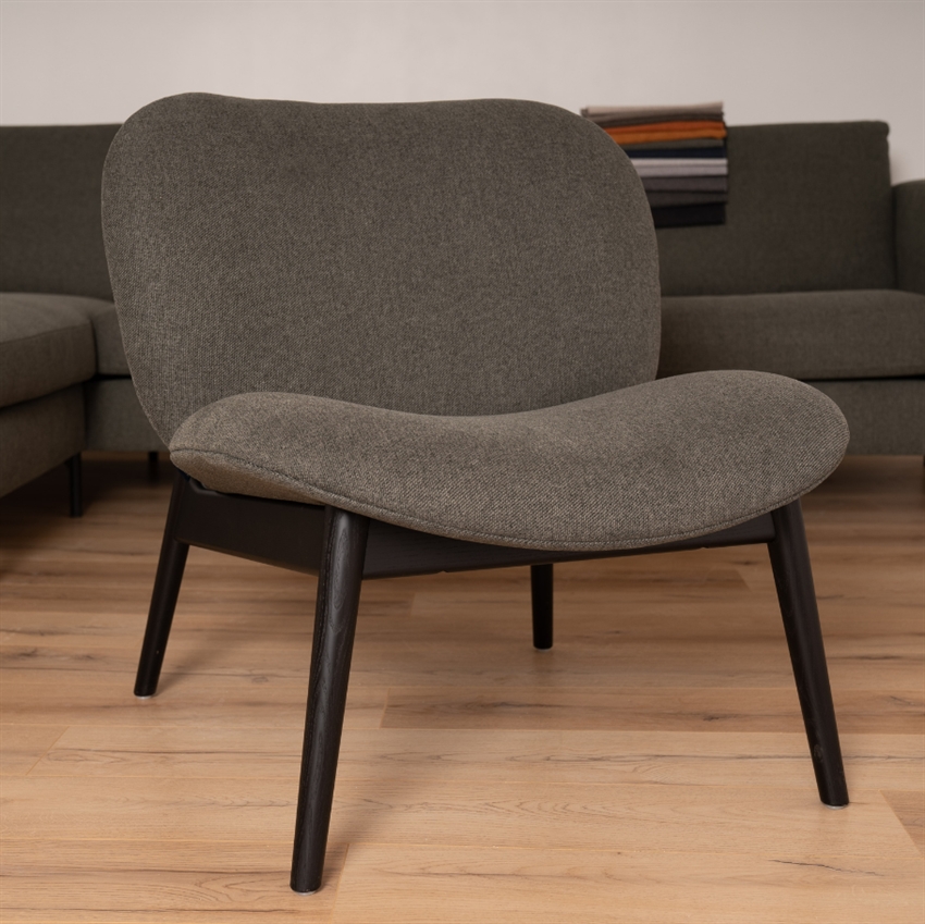Grøn Birgitte T Stof Nordic Design Lænestol