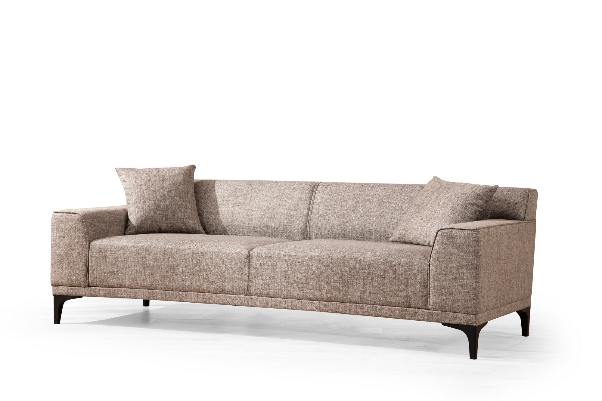 Sort Petra Pers Fawn Polyester Plast NordvÄrk Sofa - 8683342939287