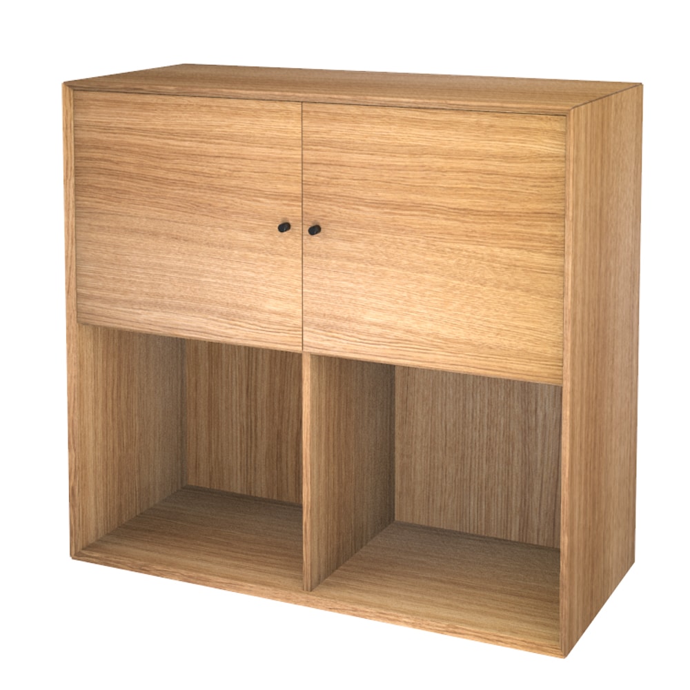 The Wood Box 7176 Døre øverst Reol