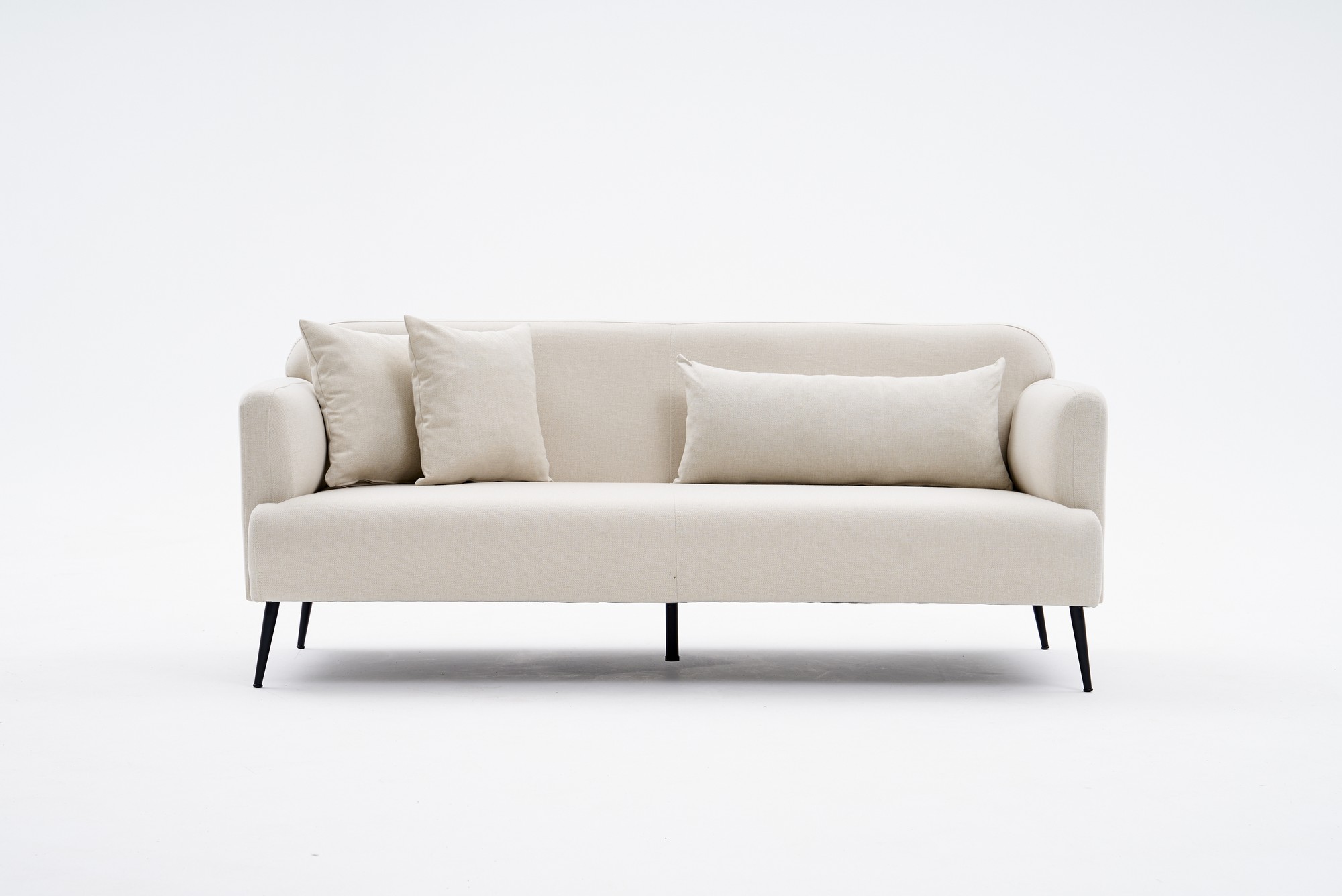 Creme Revos Pers Stof NordvÄrk Sofa - 8684282840176