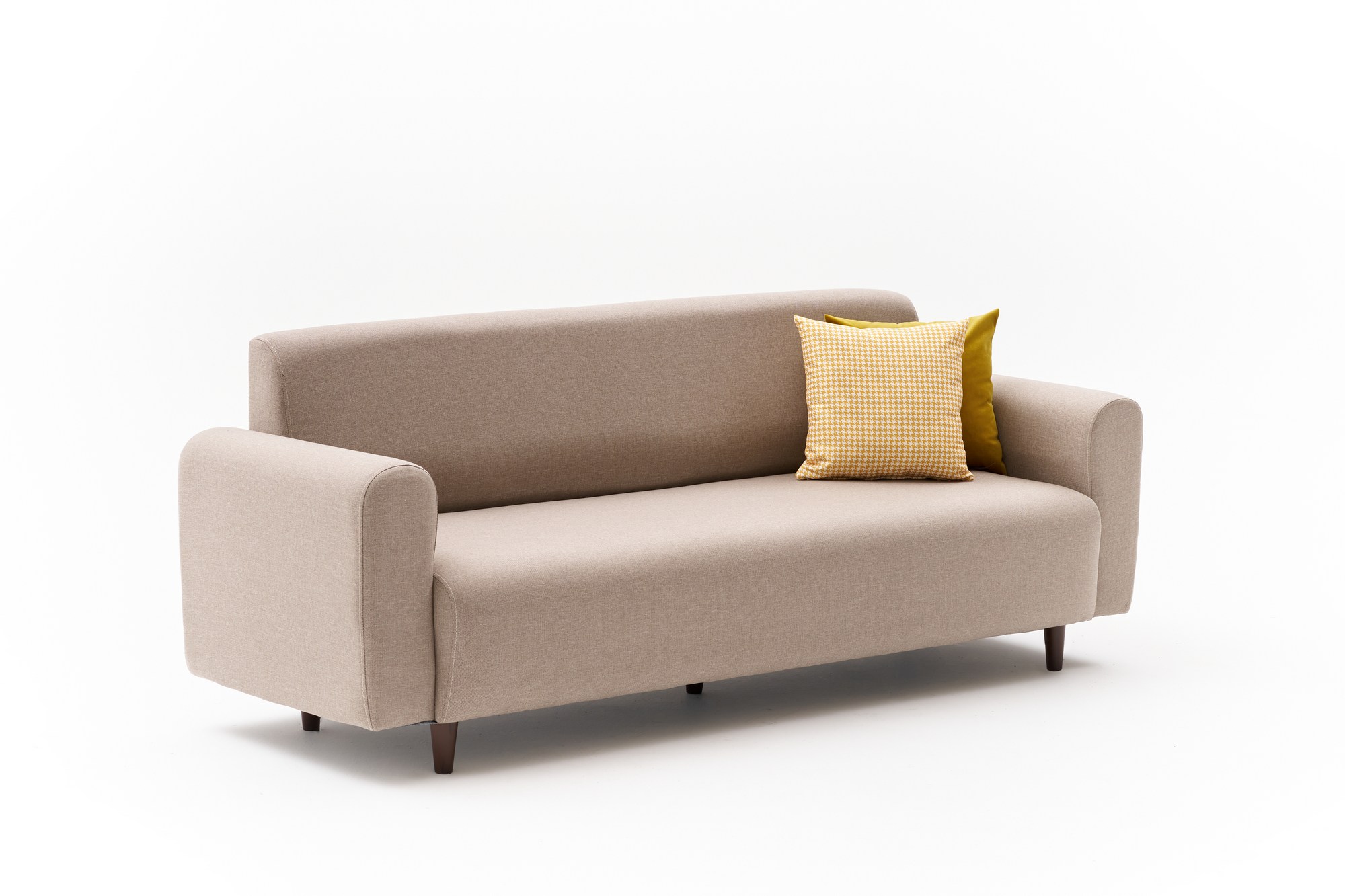 Creme Noya Linen Pers Polyester NordvÄrk Sofa - 8684283133635