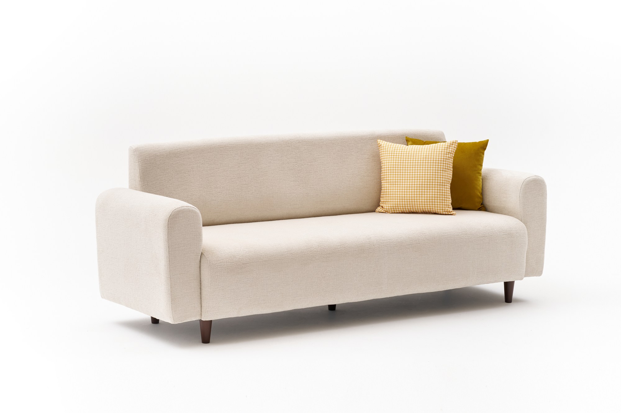 Creme Noya Pers Chenille Polyester NordvÄrk Sofa - 8684283133666