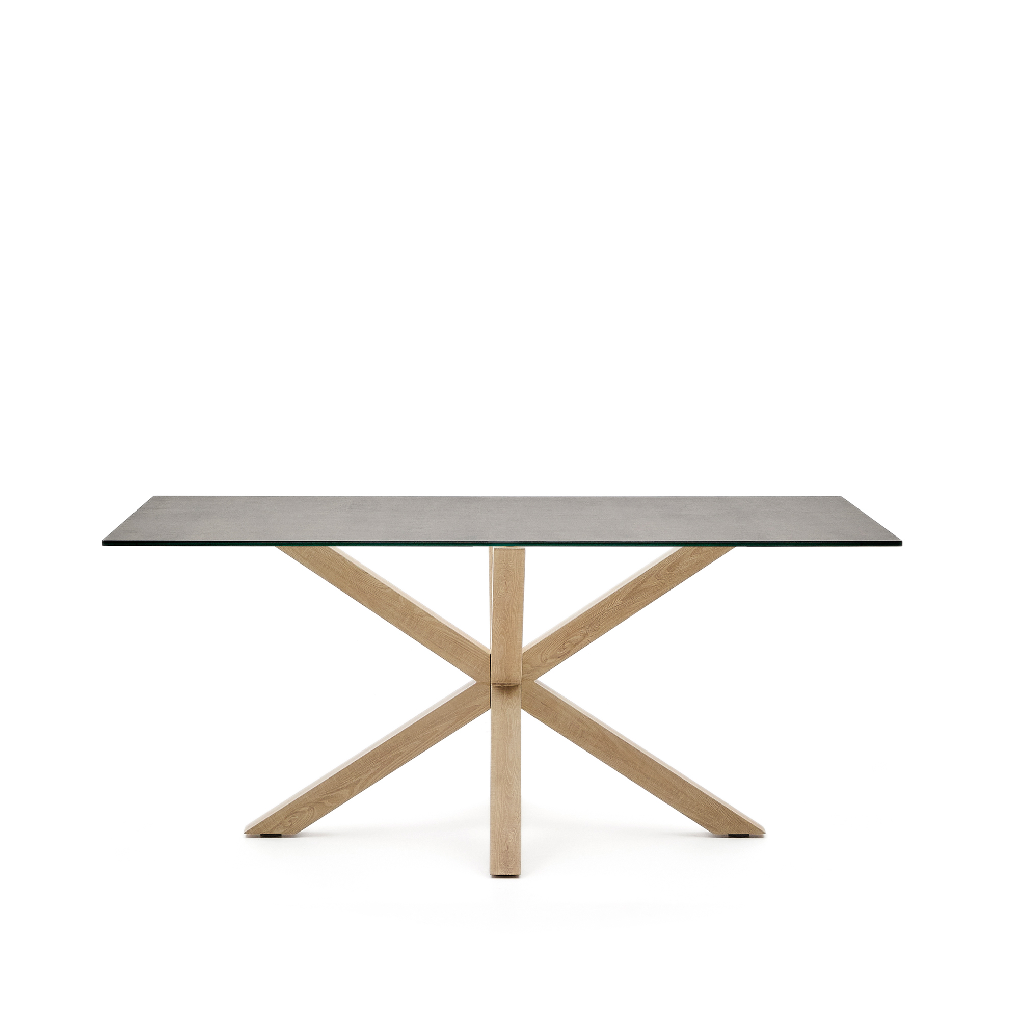 Argo Rektangulær Hightech Iron Moss Keramik 160x90 Kave Home Spisebord - 8433840399430