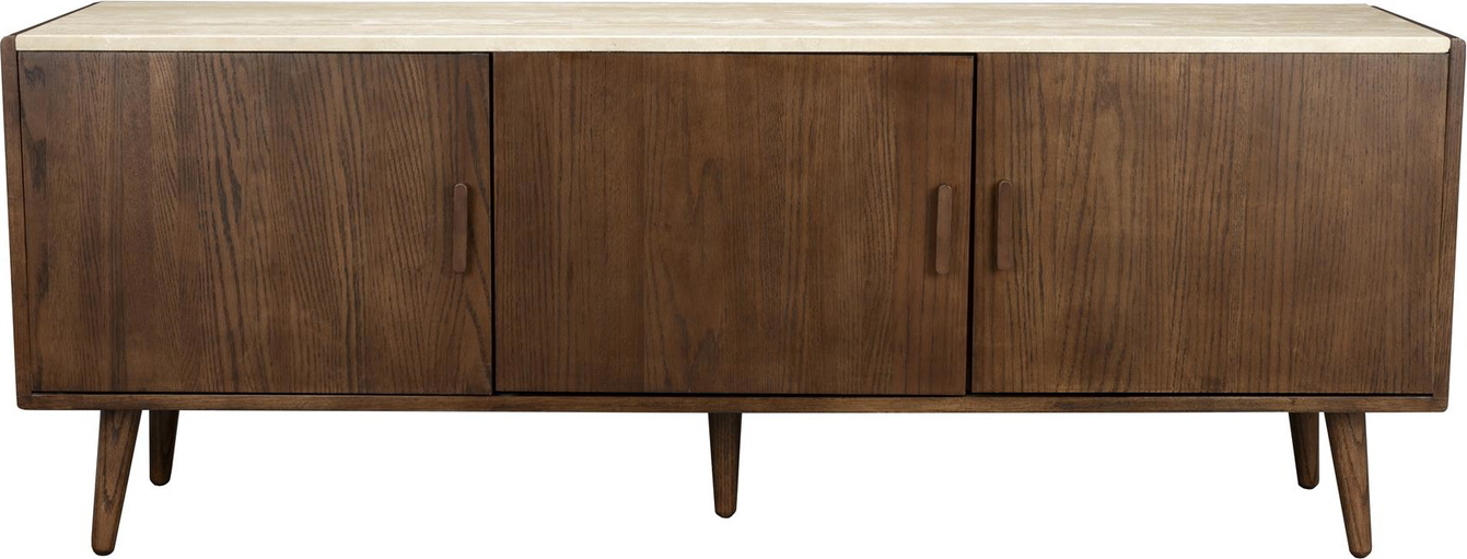 Kaffe Arda Vintage Farvet Træ Opbevaring Til Stue Dutchbone Skænk - 8718548090279