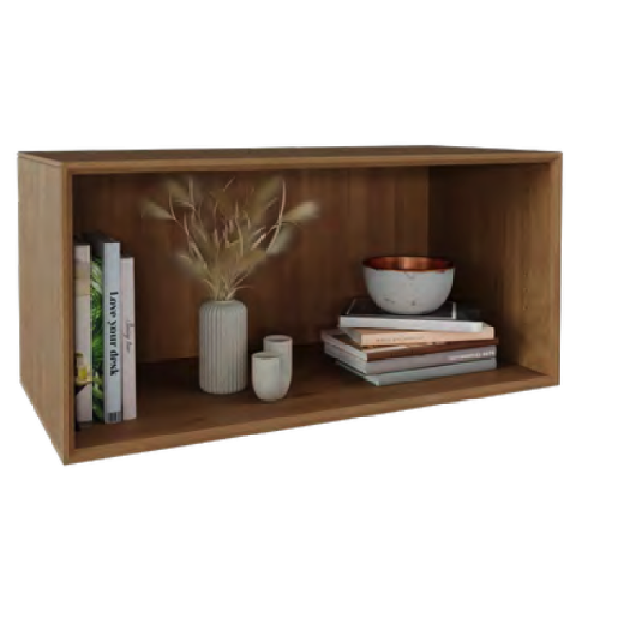 Heimdal Snedker Massiv Egetræ Bianco Lys Olie Fra Væghængt 43x90x42 Organic Sleep Reol