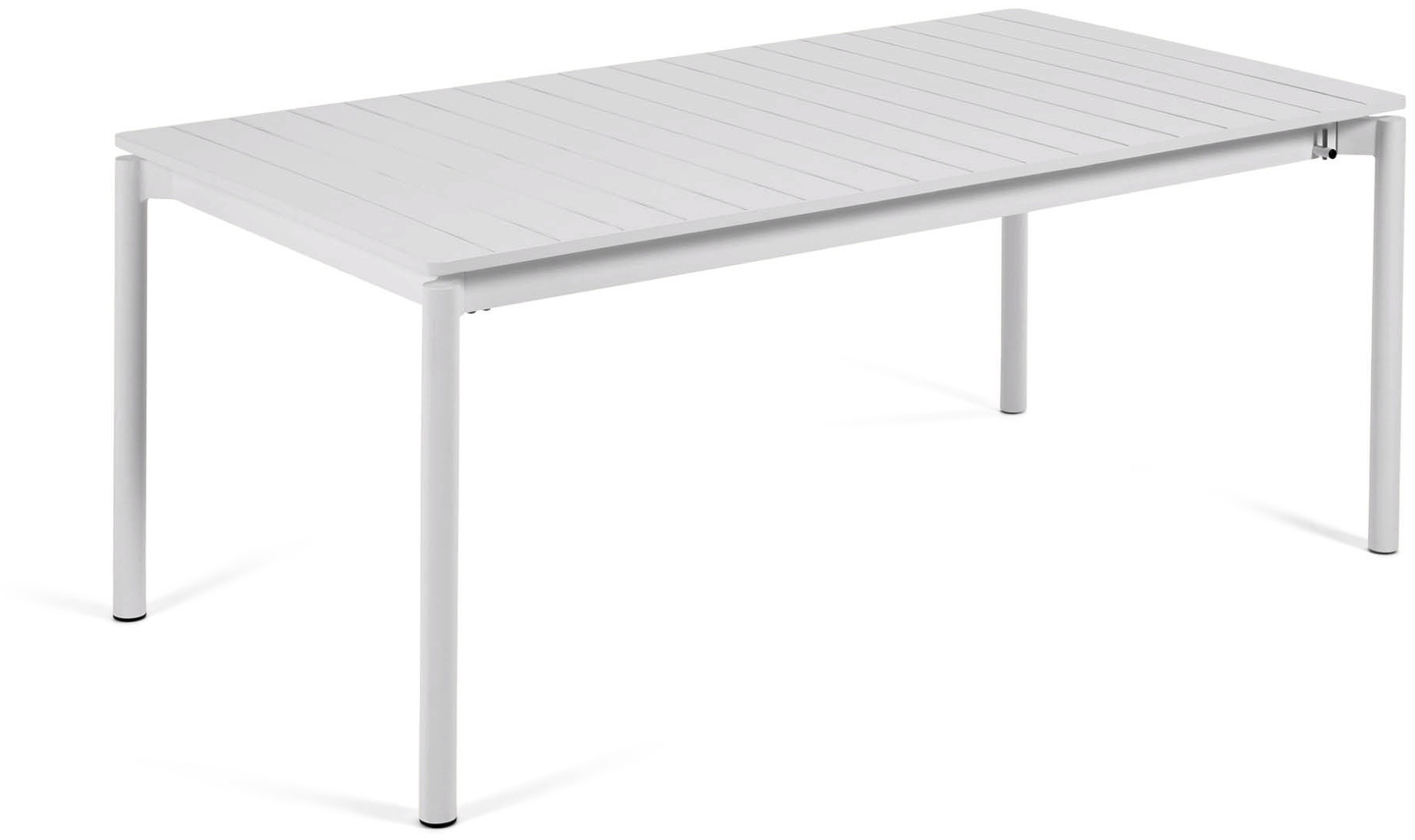 Ekru Udendørs Med Udtræk Zaltana Aluminium 180 240 Kave Home Spisebord - 8433840931982