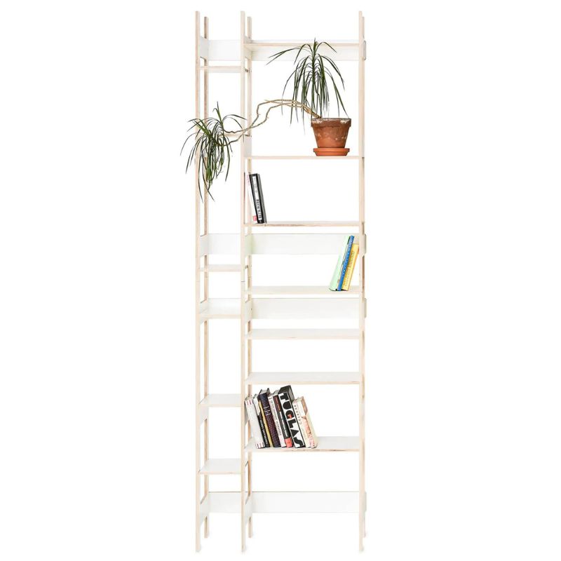 Hvid Lift Minimalistisk Moderne Design Tre Størrelser 71x30x230 Radis Reol