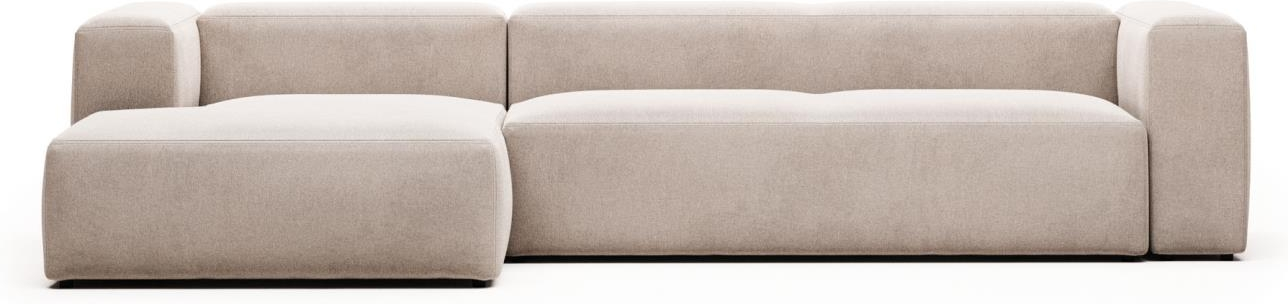 Beige Chaiselong Blok Venstrevendt L330 B174 Designer Kave Home Sofa - 8433840592893