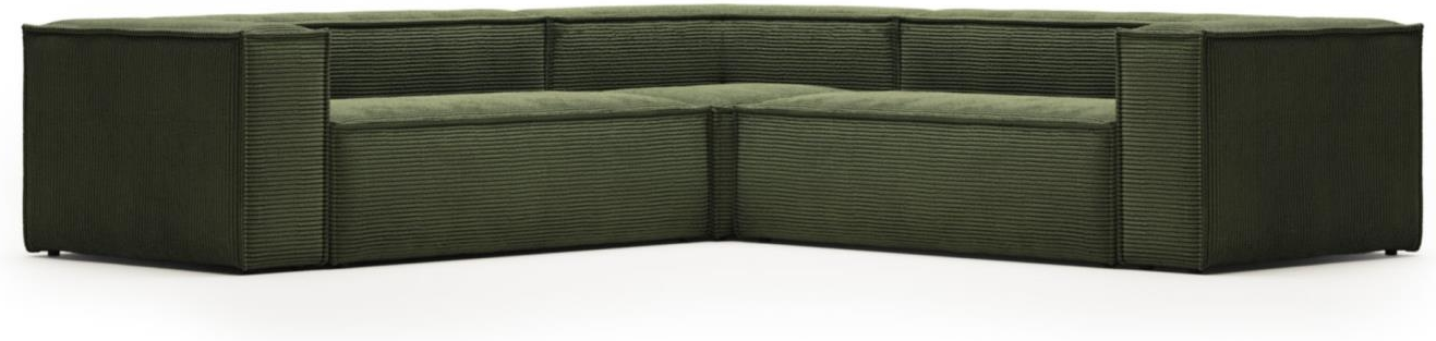 Grøn Hjørne Blok Corduroy Personers 290x290 Kave Home Sofa - 8433840716633