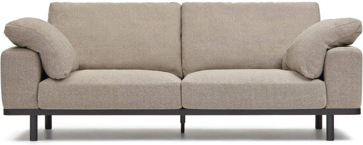 Sort Personers Polstret Noa Beige Stof 230100 Kave Home Sofa - 8433840637907