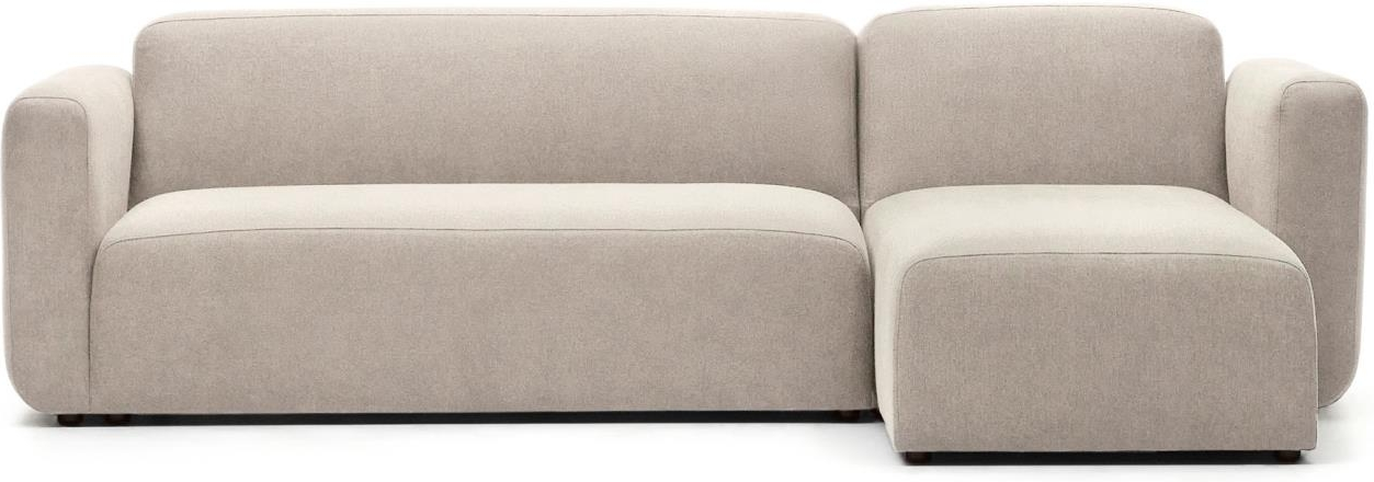 Beige Chaiselong Neom Modulært Design Pers Strukturstof Nordisk Stil Kave Home Sofa - 8433840842172