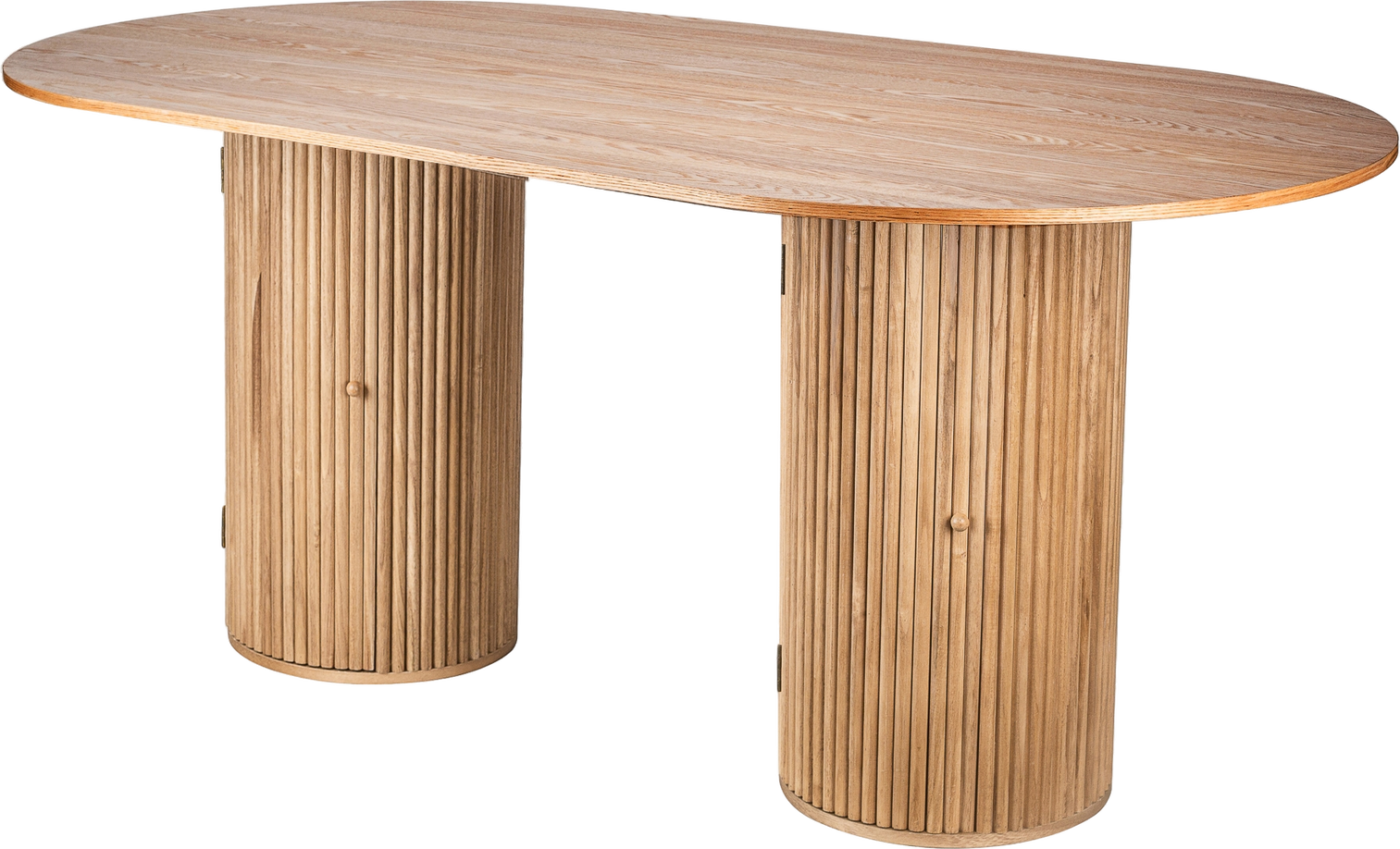Natur Ovalt Nordlys Furniture Tabpireus Fsc Certificeret Brun Fyrretræ 180 Spisebord - 3760351893252