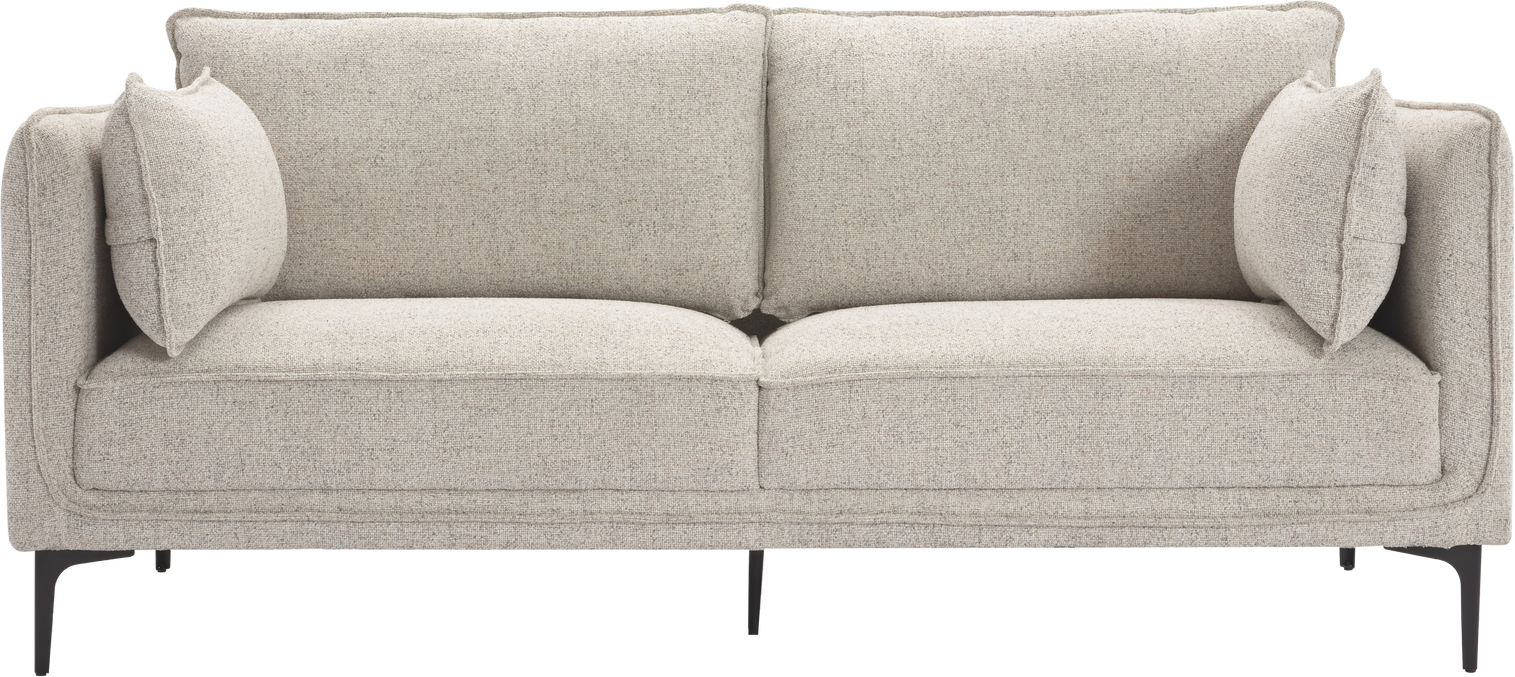 Grå Personers Nordlys Furniture Nuuk Stof H86xb195xd85 Skandinavisk Design Oeko Tex Certificeret Komfortable Sæde Rygpuder Sofa - 3760351893214