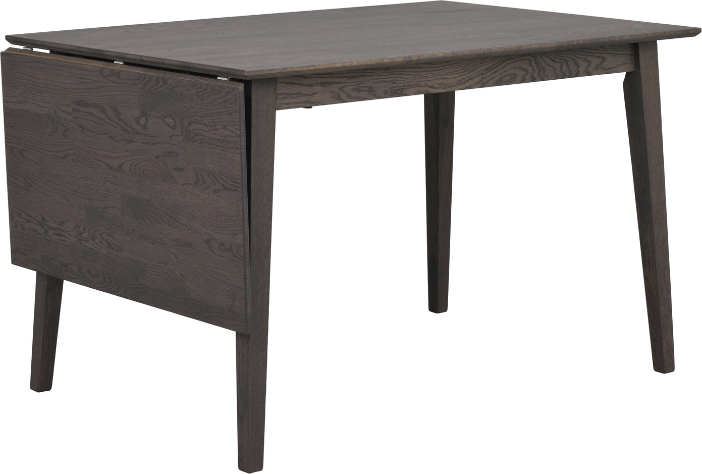 Mørkebrun Filippa T Massivt Egetræ Med Drop Leaf Udtræk 120 165 Fsc Certificeret Rowico Spisebord - 7340126558959