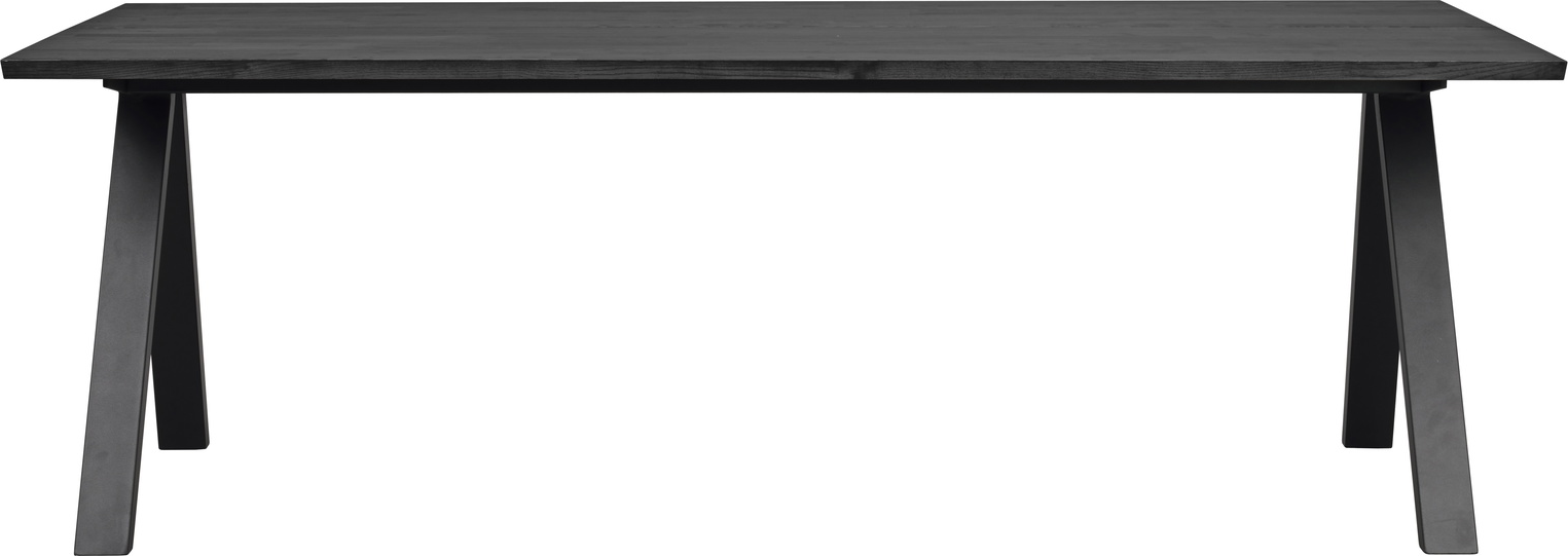 Sort Carradale Ben 220100 Massiv Fsc Certificeret Metal Rowico Spisebord - 7340126552629