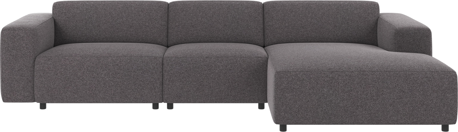 Mørkegrå Chaiselong Willard Højrevendt T Brenda Stof Rowico Sofa - 7340126560105