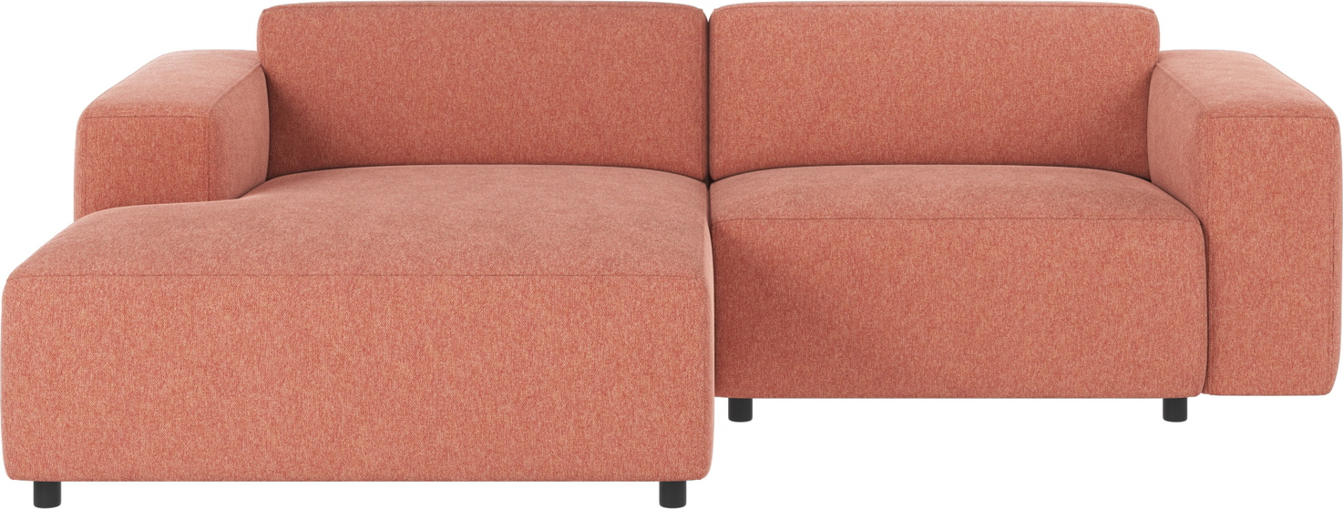 Rød Chaiselong Venstrevendt Willard Brenda Skandinavisk Med Koldskum Nozag Fjedre Rowico Sofa - 7340126560174