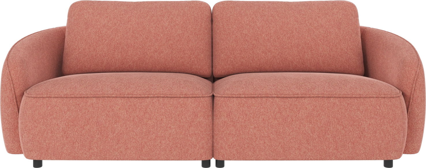 Rød Personers Norris Brenda Polyesterstof 226 Bred Rowico Sofa - 7340126578254
